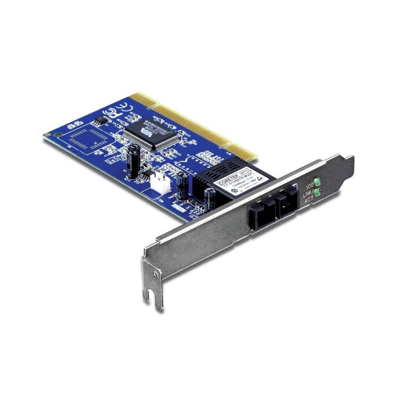 TRENDnet 100Base Multi-Mode SC Fiber-to-PCI Adapter TE100-PCIFC 1