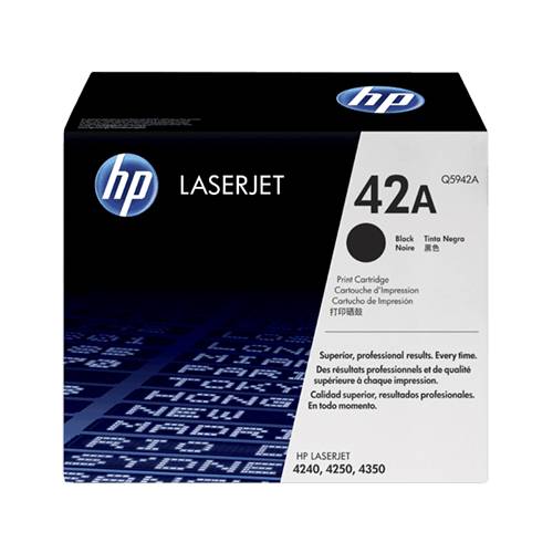 HP 42X High Yield Black Original LaserJet Toner Cartridge